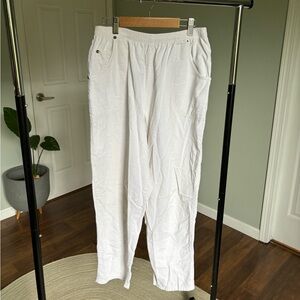 Ribbed cropped pants